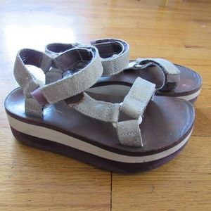 Teva Original Flatform Sandal Purple Crackle